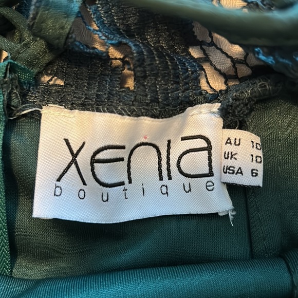 Xenia Boutique Emerald Green Midi Dress - Picture 11 of 12